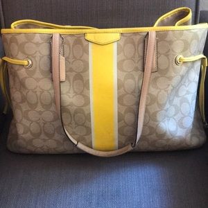 Coach purse/laptop bag